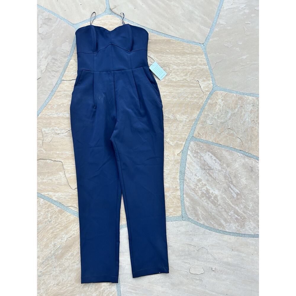 NWT Adelyn Rae Strapless Jumpsuit